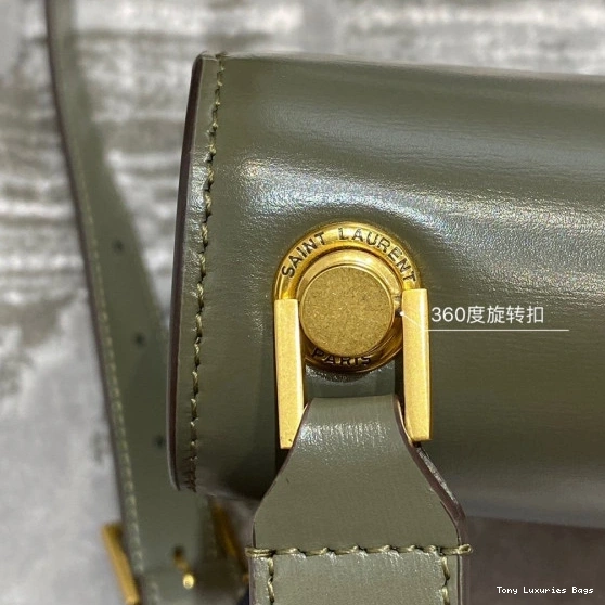 Tony Luxuries YSL IN LOULOU CARRE SATCHEL LEATHER SMOOTH 0807
